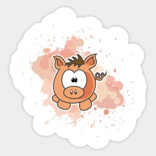 Little piggy Sticker